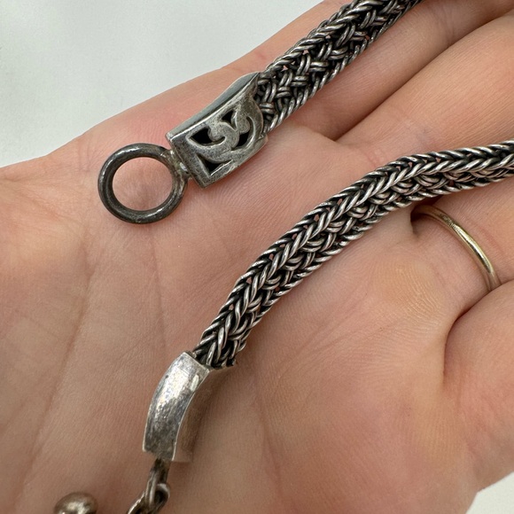 Lois Hill 925 Sterling silver toggle clasp bracelet - Picture 6 of 16